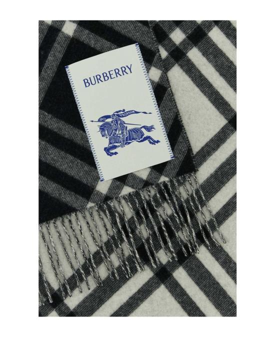 26FW 버버리 체크 캐시미어 스카프 8099650 A1189 BLACK - BURBERRY
