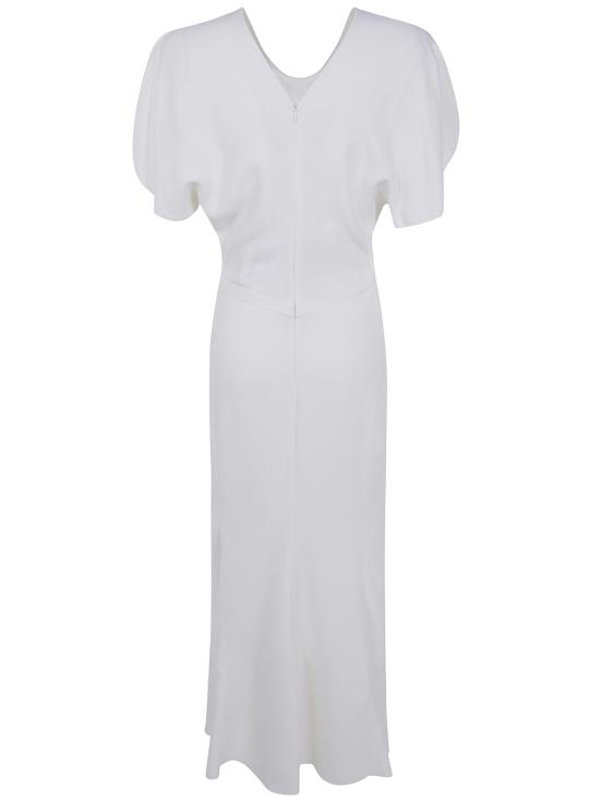 26FW 빅토리아 베컴 미디 원피스 1226WDR005227A IVORY WHITE - VICTORIA BECKHAM