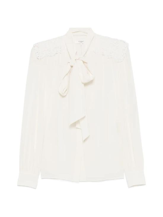 26FW 끌로에 블라우스 CH26AHT30005 114 WHITE
