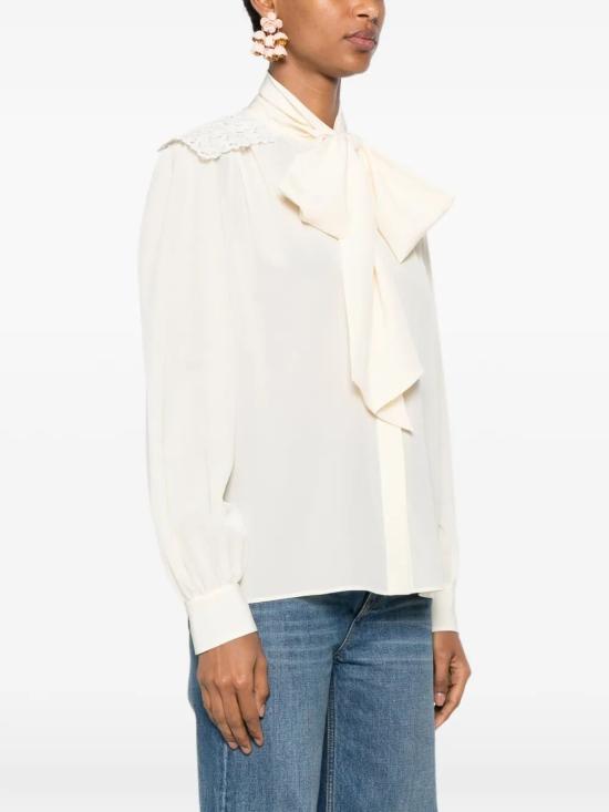26FW 끌로에 블라우스 CH26AHT30005 114 WHITE - CHLOE