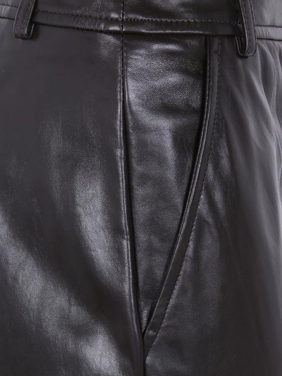 26FW 막스마라 스튜디오 가죽 팬츠 2626436011600 003 BROWN - MAX MARA STUDIO