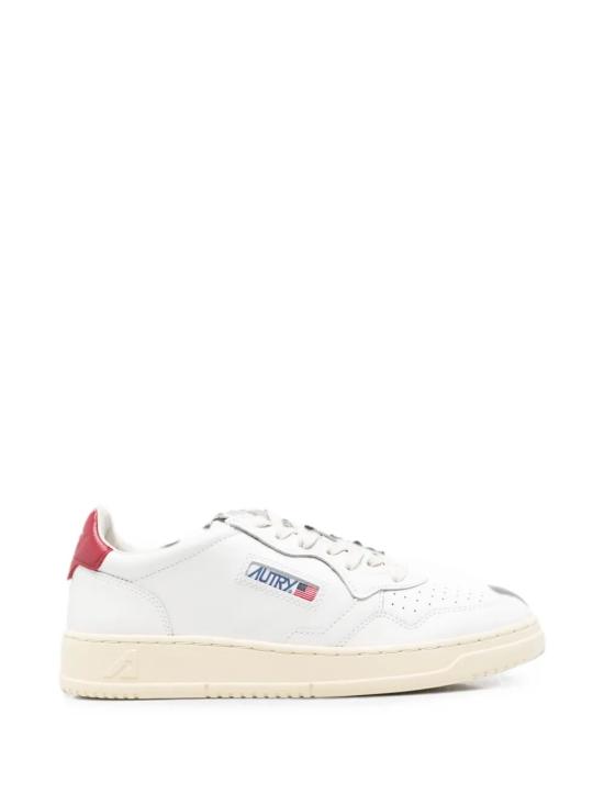 26FW 오트리 메달리스트 로우 스니커즈 AULMLL33 LEAT WHITE