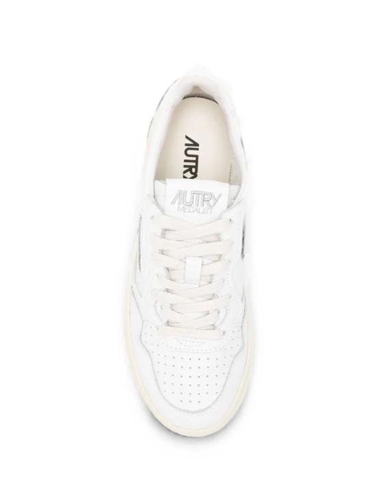 26FW 오트리 메달리스트 로우 레더 스니커즈 AULWLL15099 LEAT WHITE - AUTRY