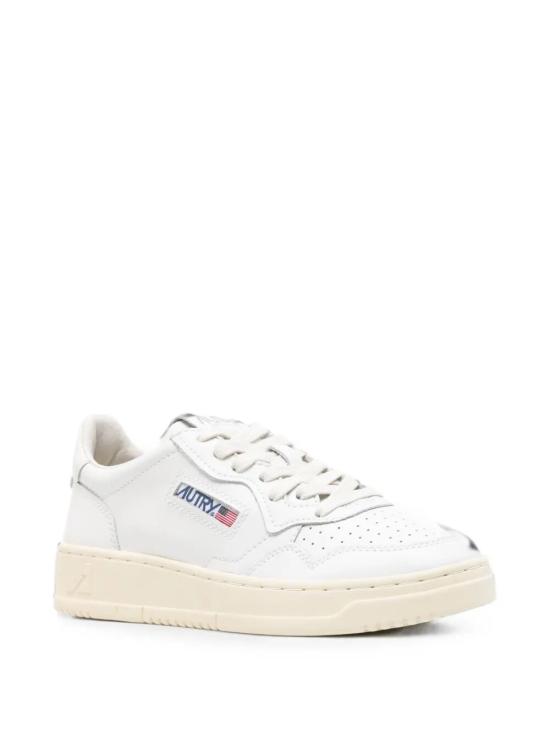 26FW 오트리 메달리스트 로우 레더 스니커즈 AULWLL15099 LEAT WHITE - AUTRY