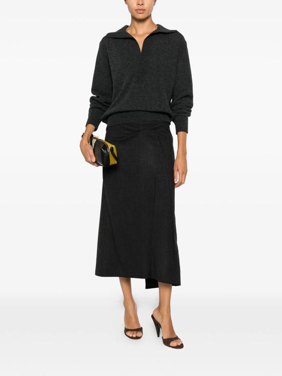 26FW 빅토리아 베컴 긴팔 티셔츠 1326KJU007475A 9896 BLACK - VICTORIA BECKHAM