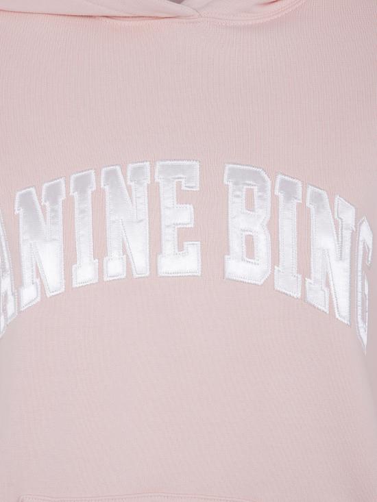 26FW 애니빙 후드 티셔츠 A0812315PKI28 BLUSH PINK PURPLE - ANINE BING
