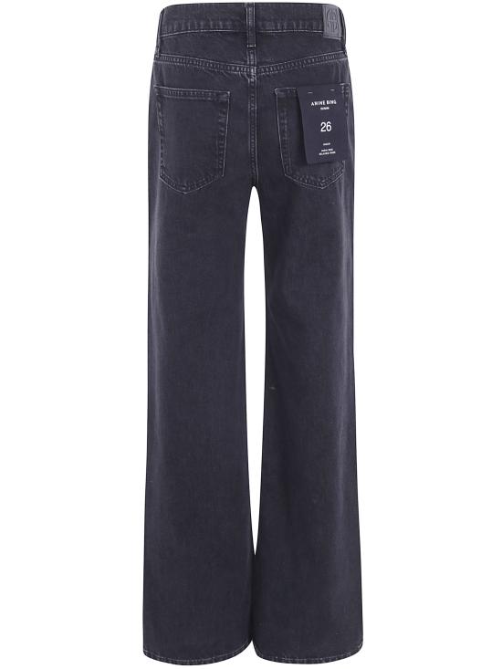 26FW 애니빙 스트레이트 팬츠 A061134009 VINTAGE BLACK - ANINE BING
