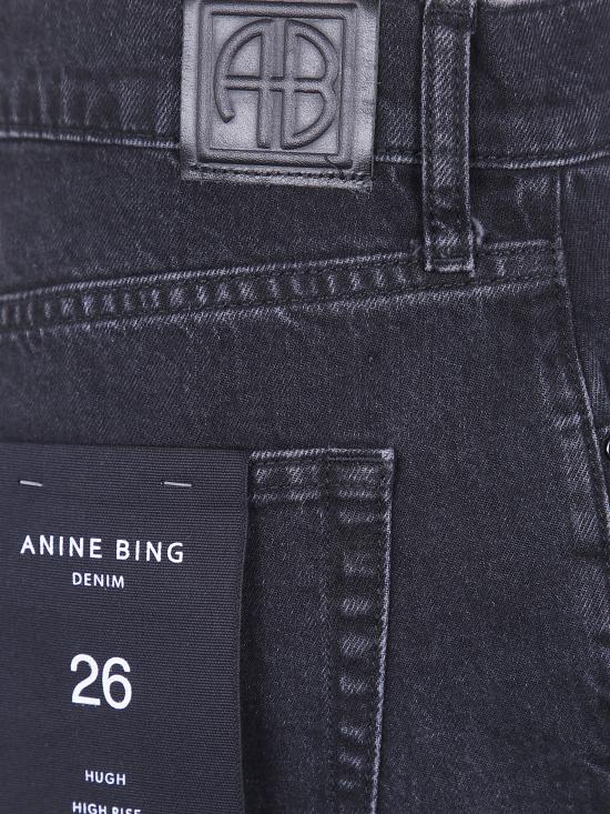 26FW 애니빙 스트레이트 팬츠 A061134009 VINTAGE BLACK - ANINE BING