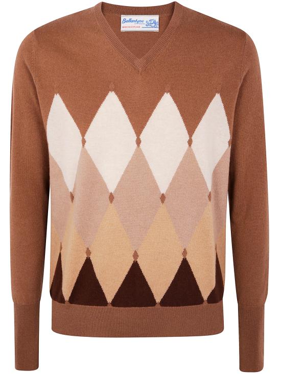 25FW 발렌타인 스웨터 B2P00112KA8097 94093 BROWN