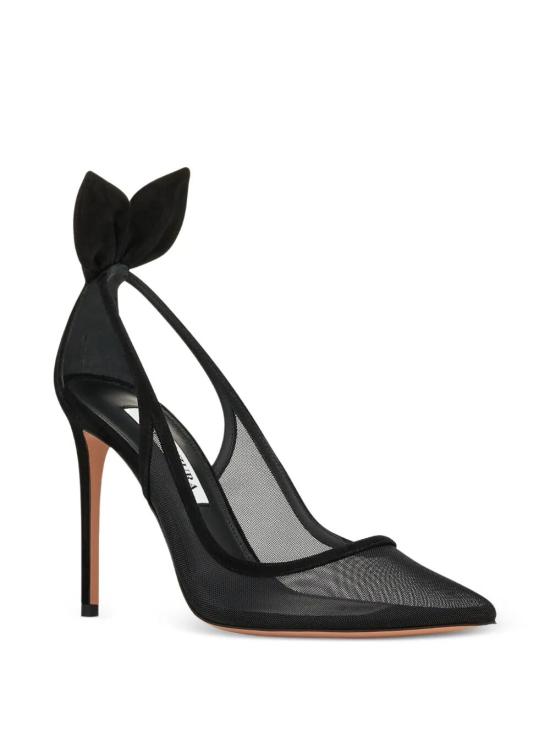 26FW 아쿠아주라 힐/펌프스 DENHIGP1FMD 000 BLACK - AQUAZZURA