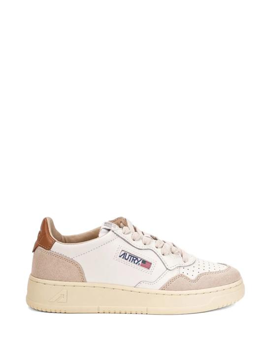 26FW 오트리 메달리스트 로우 스니커즈 AULMLS16 LEAT WHITE