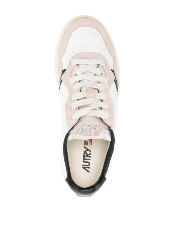 25FW 오트리 메달리스트 로우 레더 스니커즈 AULWLL22097 WHITE - AUTRY