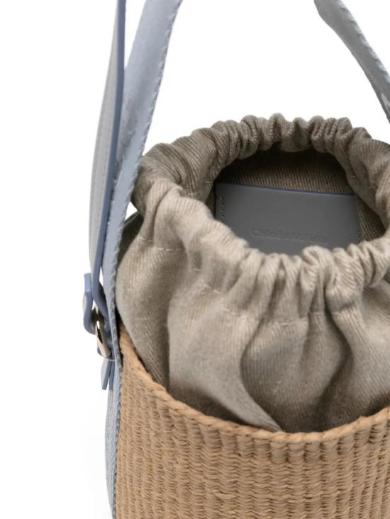 26FW 끌로에 우디 스몰 바스켓백 CHC23AS381L18099 4A5 BLUE - CHLOE