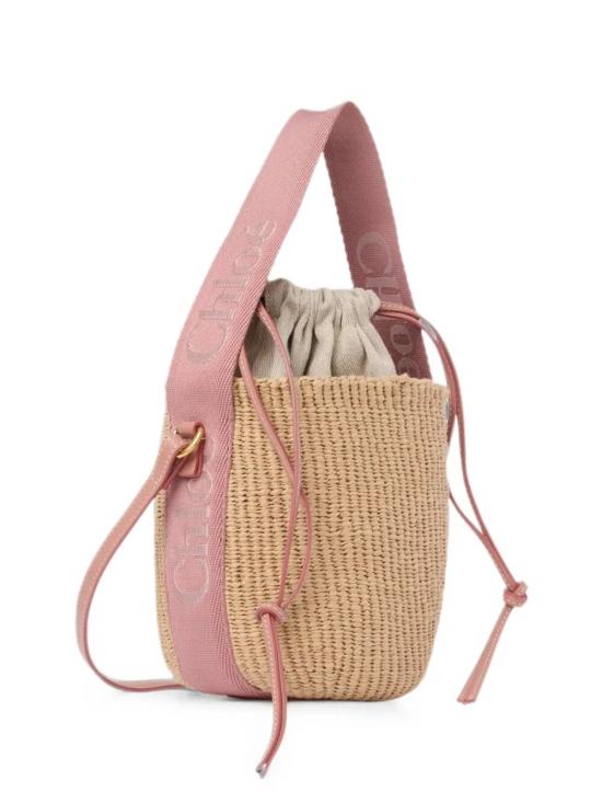 26FW 끌로에 우디 스몰 바스켓백 CHC23AS381L18099 26S BROWN - CHLOE