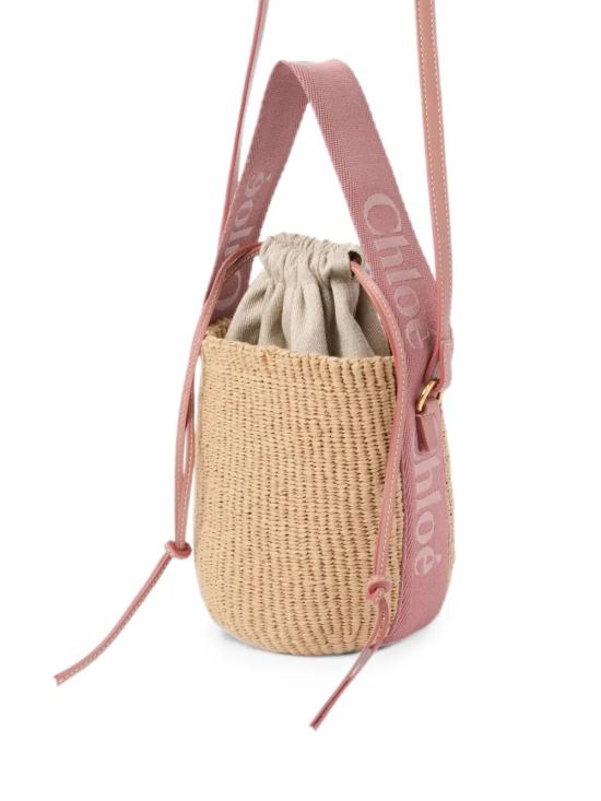 26FW 끌로에 우디 스몰 바스켓백 CHC23AS381L18099 26S BROWN - CHLOE
