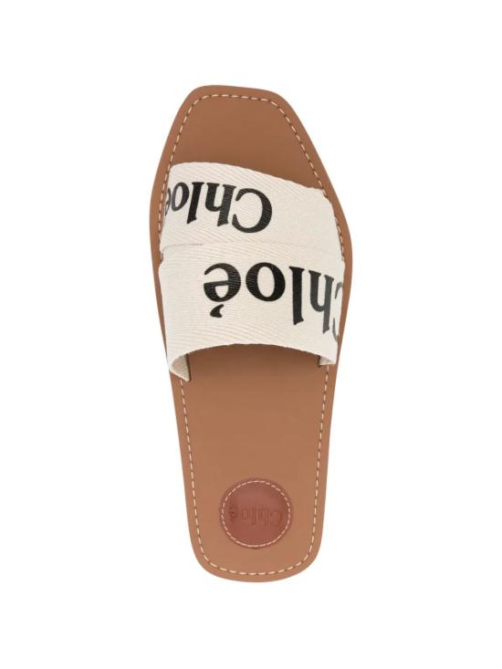26FW 끌로에 우디 플랫 뮬 CHC22U188Z3099 101 WHITE - CHLOE