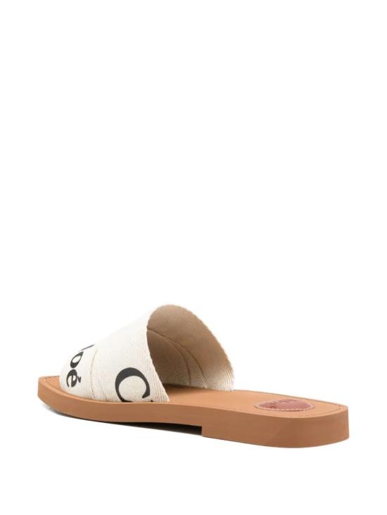 26FW 끌로에 우디 플랫 뮬 CHC22U188Z3099 101 WHITE - CHLOE