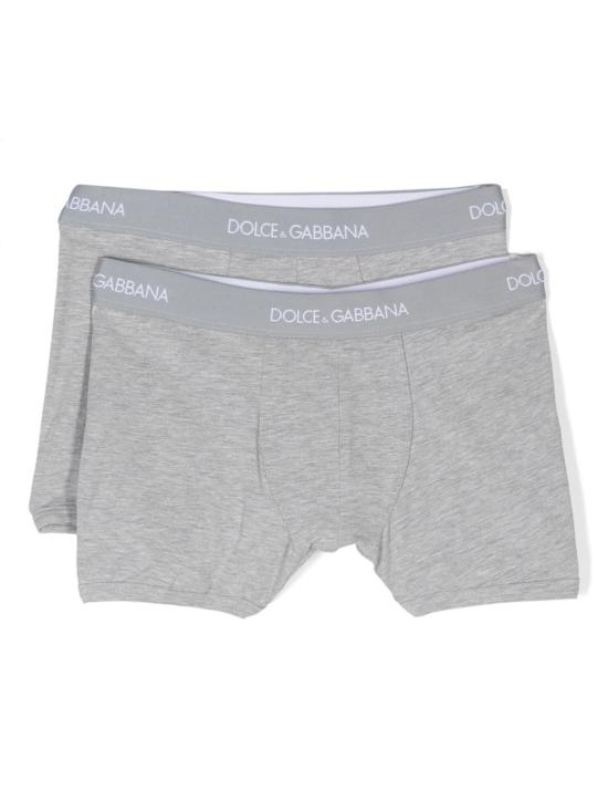 26FW [키즈] 돌체앤가바나 언더웨어 L4J701 ON00GS8290 Melange grigio - DOLCE & GABBANA