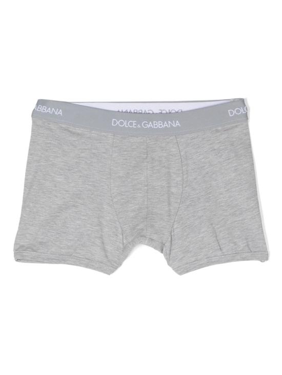 26FW [키즈] 돌체앤가바나 언더웨어 L4J701 ON00GS8290 Melange grigio - DOLCE & GABBANA