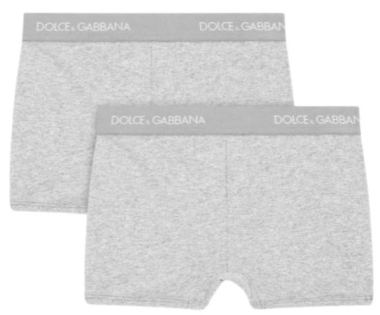 26FW [키즈] 돌체앤가바나 언더웨어 L4J701 ON00GS8290 Melange grigio - DOLCE & GABBANA