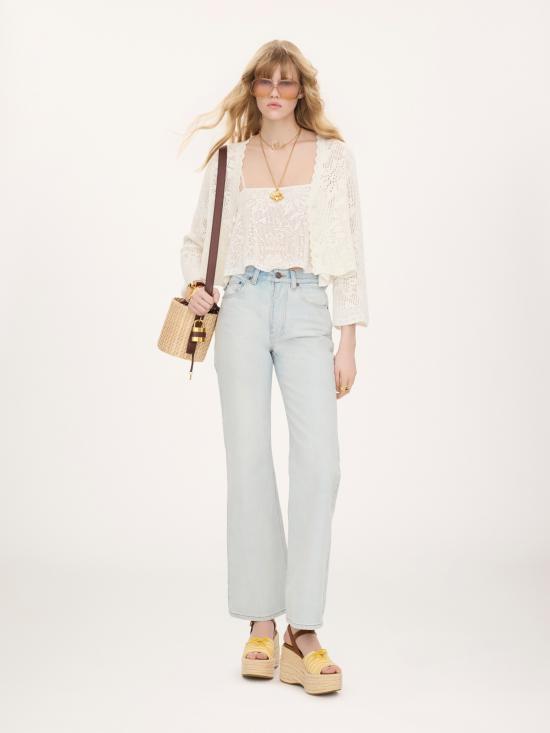 26FW 끌로에 가디건 CH26AMC10850 101 WHITE - CHLOE