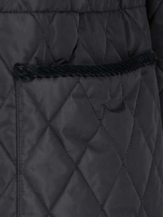 26FW 버버리 브롬리 후드 퀼팅 자켓 8110531 C1900 Black - BURBERRY