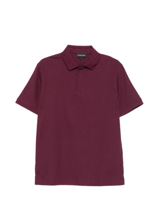 26FW 엠포리오 아르마니 폴로 티셔츠 EM007039 AF10762FA081 BORDEAUX
