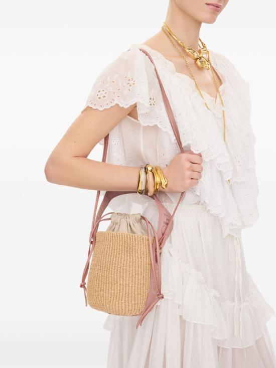 26FW 끌로에 우디 스몰 바스켓백 CHC23AS381L18 26S BEIGE - CHLOE
