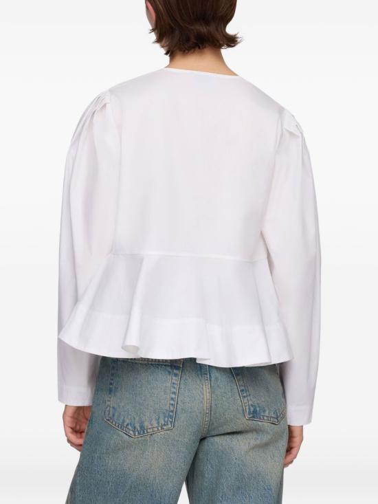 26FW 가니 블라우스 A1040486 151 WHITE - GANNI