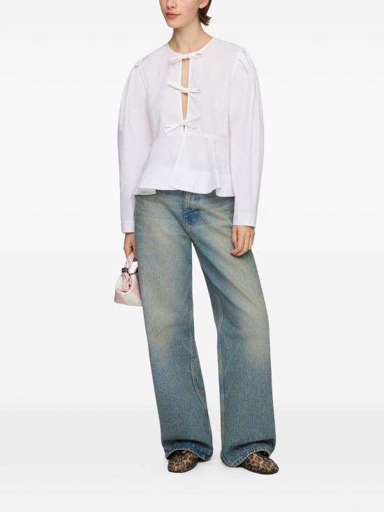26FW 가니 블라우스 A1040486 151 WHITE - GANNI