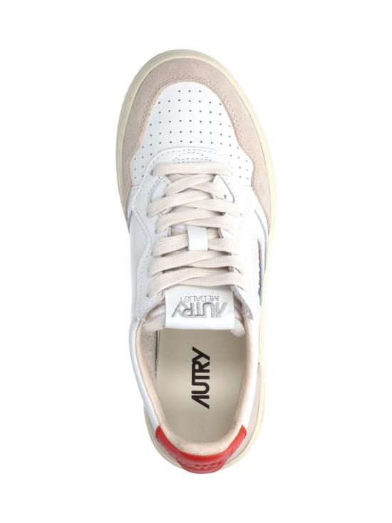 26FW 오트리 메달리스트 로우 레더 스니커즈 AULW LS19 WHITE - AUTRY