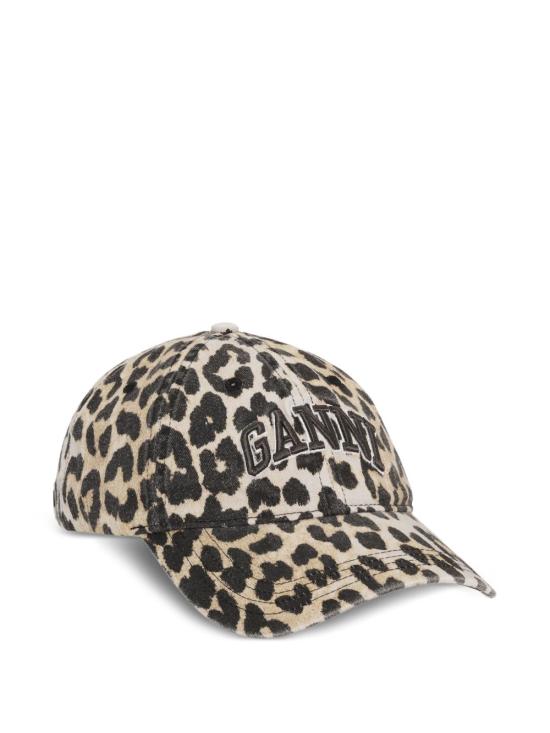 26FW 가니 모자 A6898 943 LEOPARD PRINT