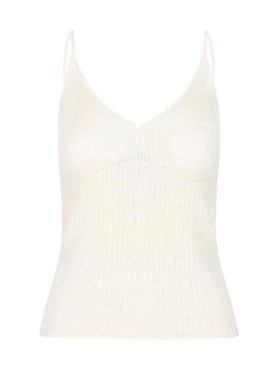 26FW 이자벨마랑 민소매 티셔츠 PU0946FA D3L02I 23EC Cream