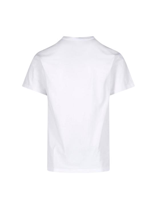 26FW 비비안웨스트우드 가먼트 다이드 로고 저지 반팔 티셔츠 3G010013 J00BL A401 White - VIVIENNE WESTWOOD