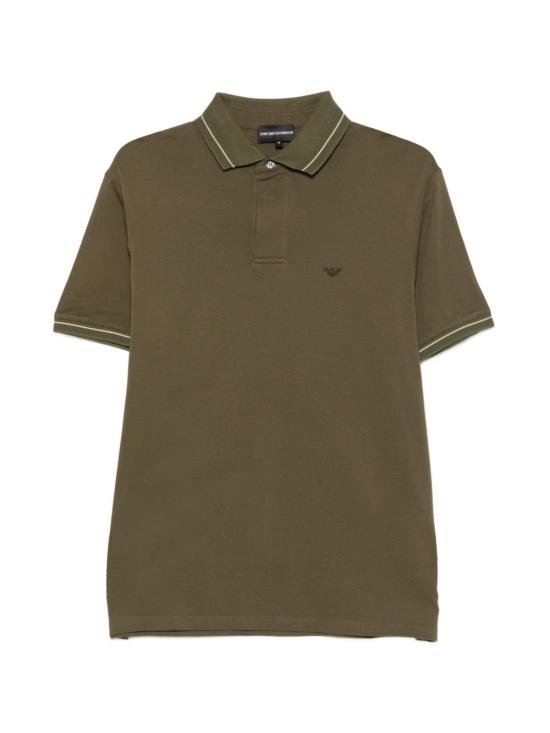 26FW 엠포리오 아르마니 폴로 티셔츠 EM006625 AF12955U7046 GREEN