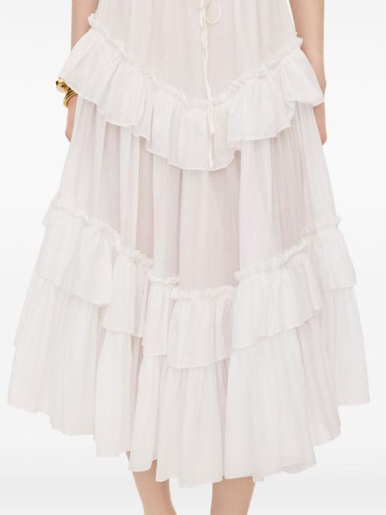 26FW 끌로에 미디 스커트 CH26AJU75 040107 WHITE - CHLOE