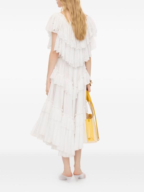 26FW 끌로에 미디 스커트 CH26AJU75 040107 WHITE - CHLOE