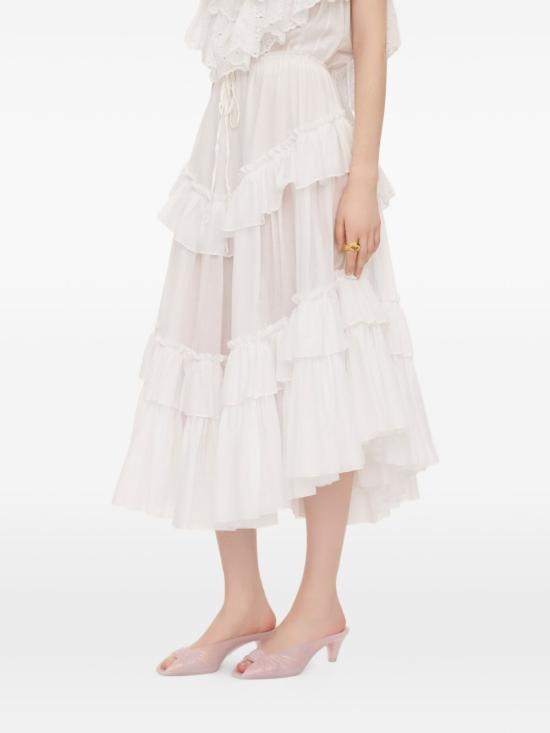 26FW 끌로에 미디 스커트 CH26AJU75 040107 WHITE - CHLOE