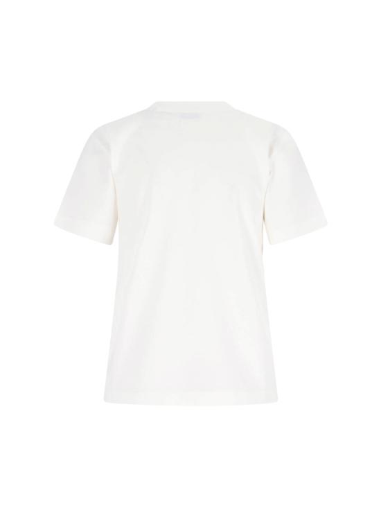 26FW 버버리 크로스 스티치 EKD  코튼 여성 반팔티 8110955 B7078 WHITE - BURBERRY