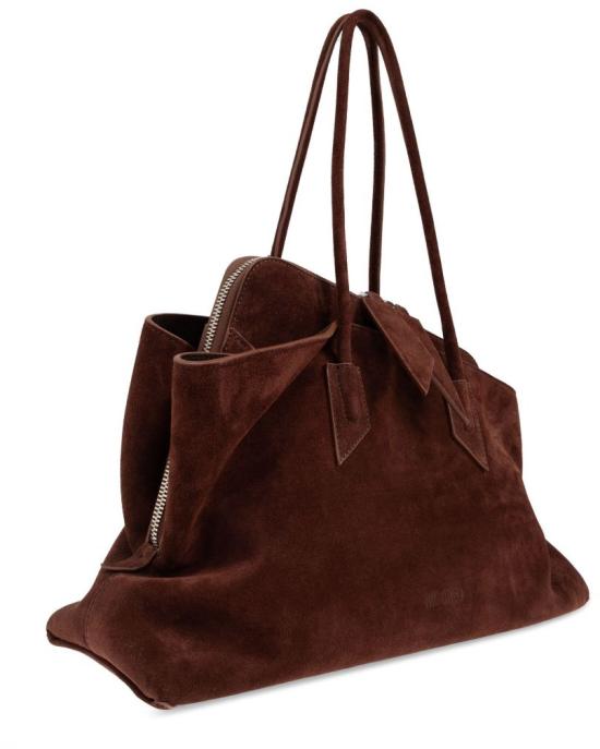 26SS 디 아티코 라 파세지아타 미디엄 탑 핸들 백 250WAH00054LBT007AA850 BROWN - THE ATTICO