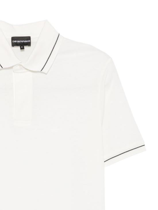 26FW 엠포리오 아르마니 폴로 티셔츠 EM006625 AF12955U0003 WHITE - EMPORIO ARMANI