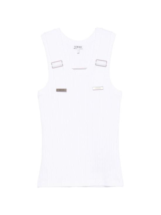 26FW 로에베 민소매 티셔츠 S540Y23 X592100 WHITE