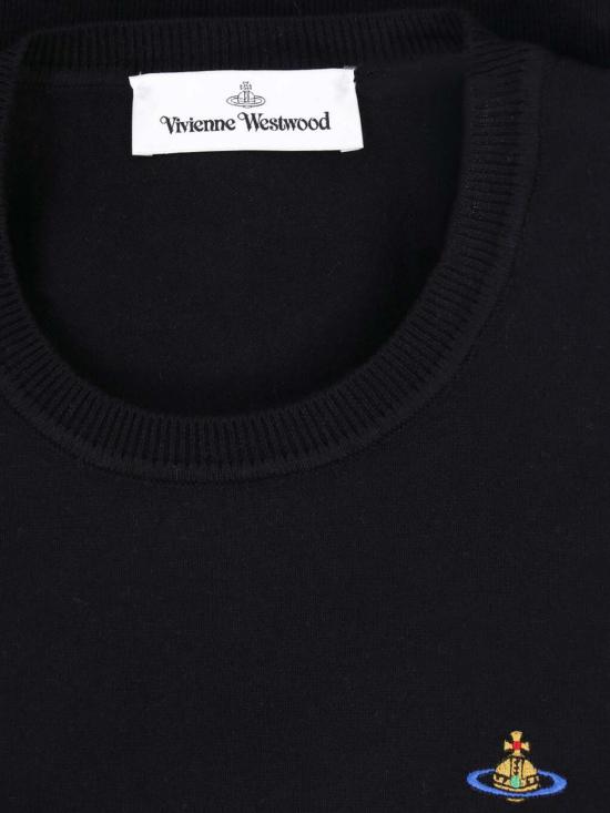 26FW 비비안웨스트우드 베아 니트 반소매 스웨터 1803002Q Y001V N402 BLACK - VIVIENNE WESTWOOD