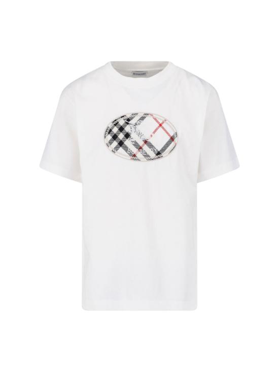 26FW 버버리 반팔 티셔츠 8128073 B7078 White