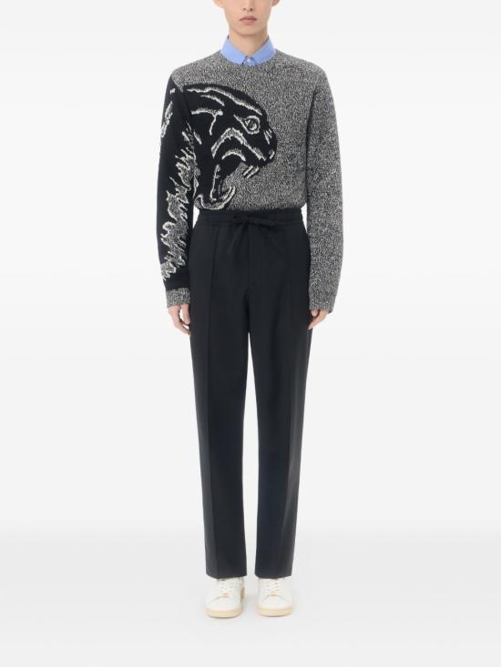 26FW 발렌티노 가라바니 스트레이트 팬츠 VRBN32 25S0NO BLACK - VALENTINO GARAVANI