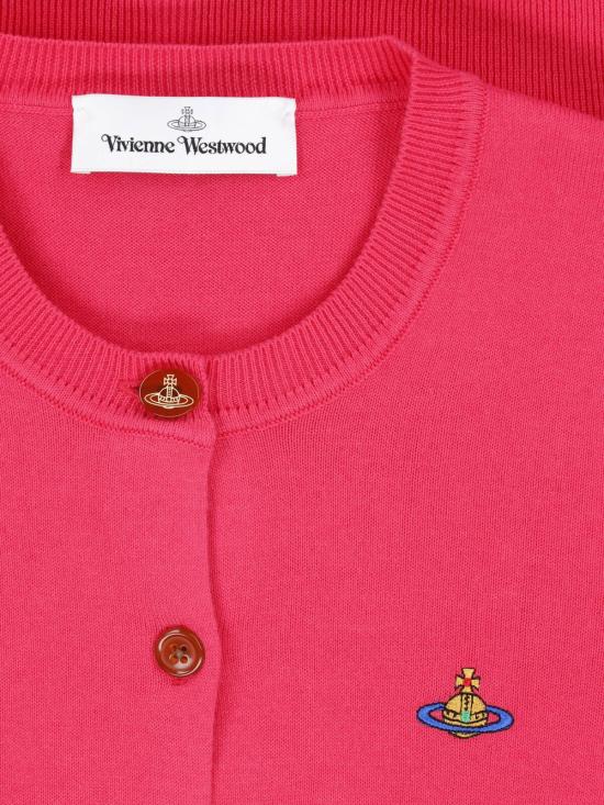 26FW 비비안웨스트우드 BEA 베아 니트 가디건 1803002P Y001V G406 PINK - VIVIENNE WESTWOOD