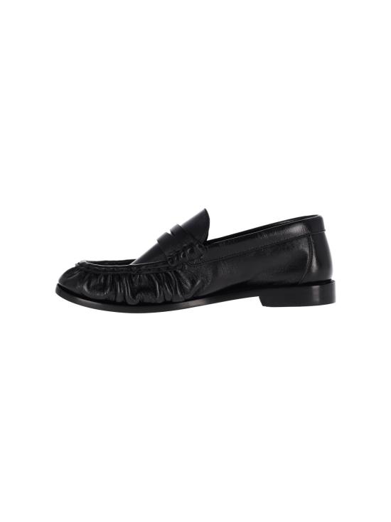 26FW 생로랑 소프트 샤이니 레더 로퍼 818908 AA00K 1000 BLACK - SAINT LAURENT