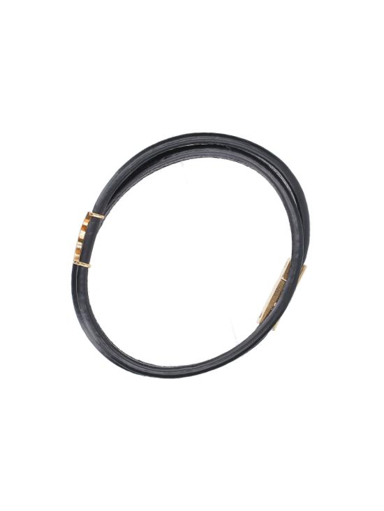 26FW 생로랑 팔찌 745602 BL40J 1000 Black - SAINT LAURENT