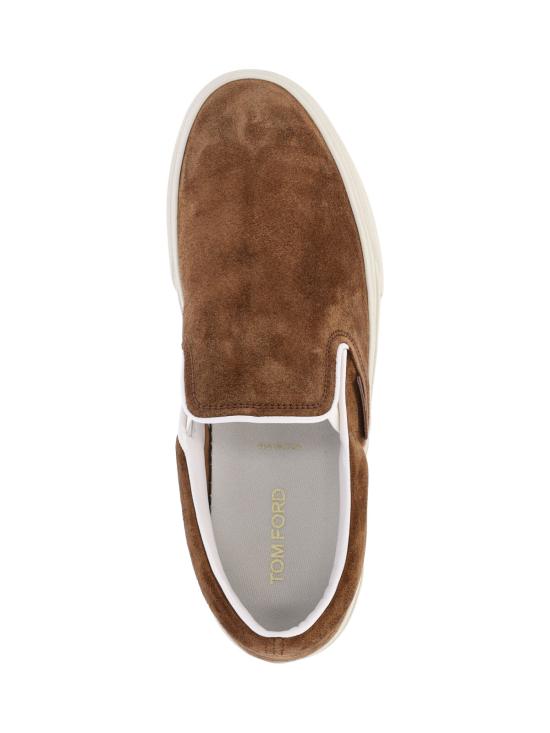 26FW 톰포드 스니커즈 J1368 LCL123N EWG Brown - TOMFORD