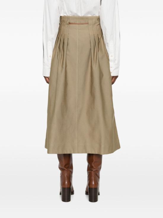 26FW 막스마라 롱 스커트 21106051600 002 KAKI - MAX MARA